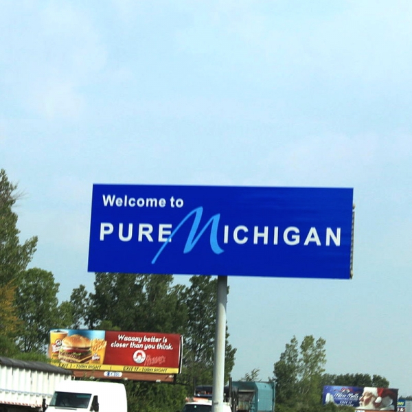 Pure Michigan Sign