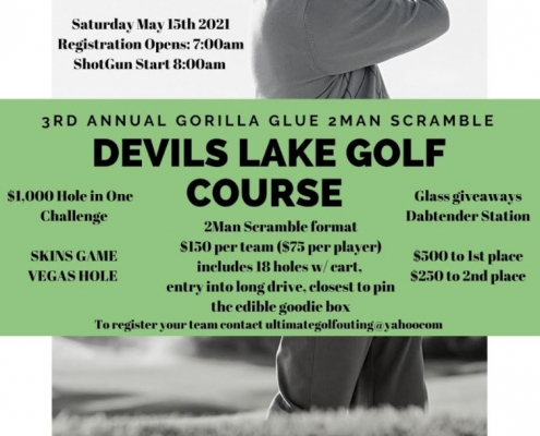 Gorilla Glue 2 Man Scramble at Devils Lake Golf Course