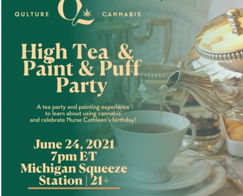 High Tea Puff & Paint Party