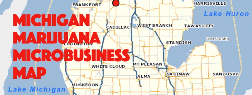 Michigan Marijuana Microbusiness Map